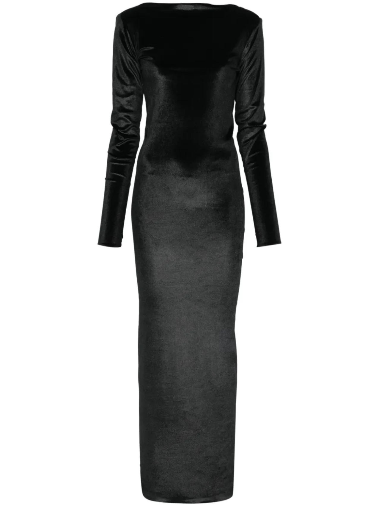 

Atu Body Couture бархатное платье макси, черный