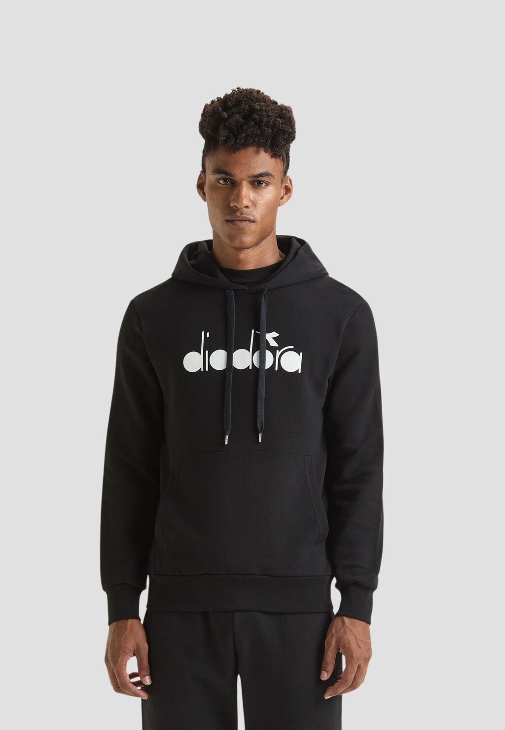 

Толстовка Logo Diadora, цвет black white