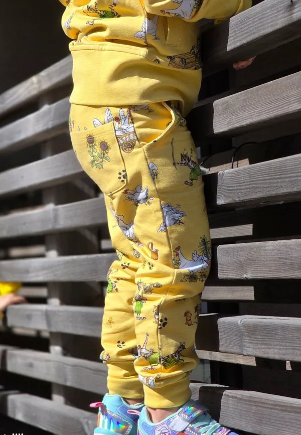 Брюки студенческого спортивного костюма pettson and findus Geggamoja, Yellow — фото 3