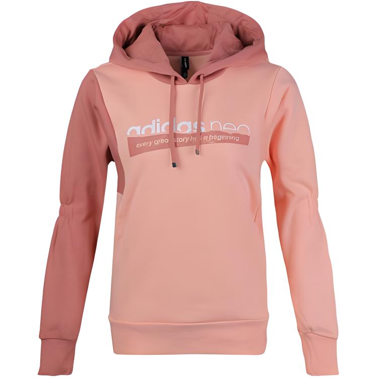 Свитшот женский красный Adidas Neo — фото 2