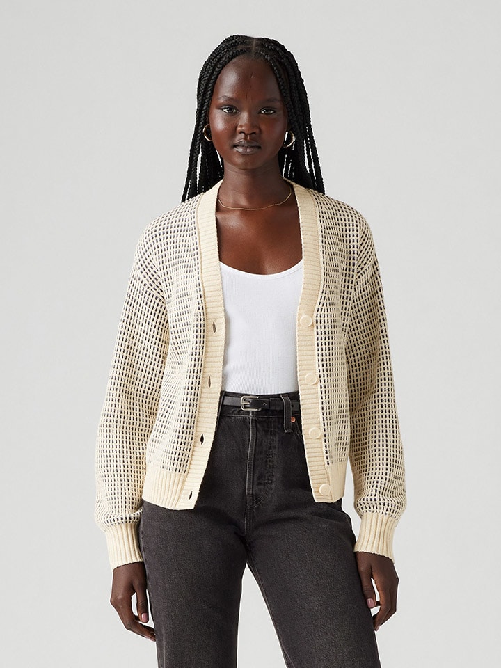 

Кардиган кремового/синего/черного цвета Levi's