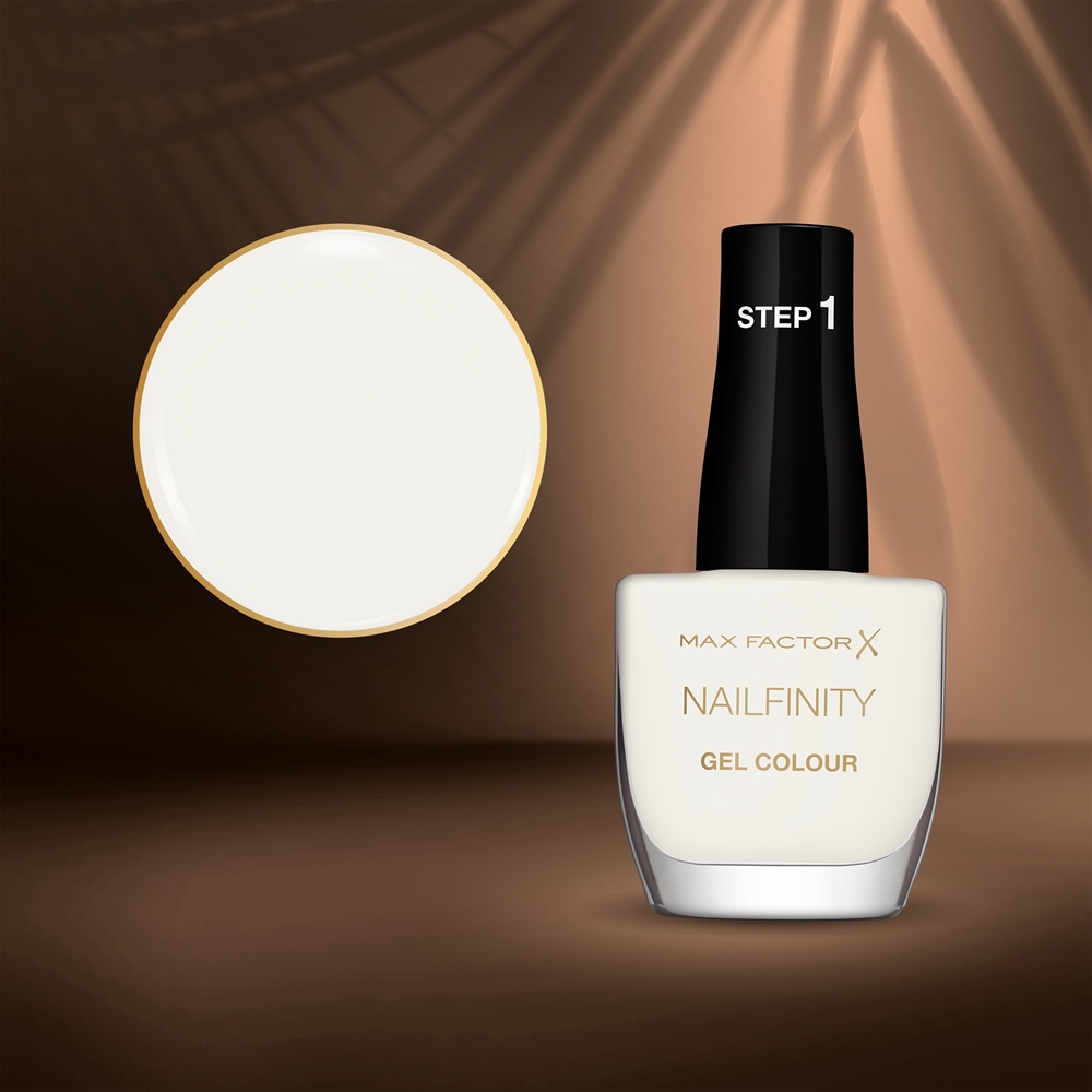 Гель-Лак для ногтей Nailfinity Gel Colour, полимеризуется без УФ/LED лампы Max Factor, atspalvis 120 blinding lights 12 мл — фото 4