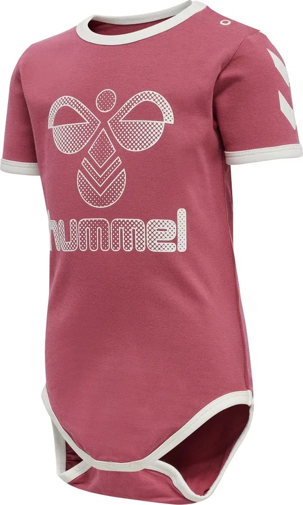 Боди детское с коротким рукавом, Hummel, красный
