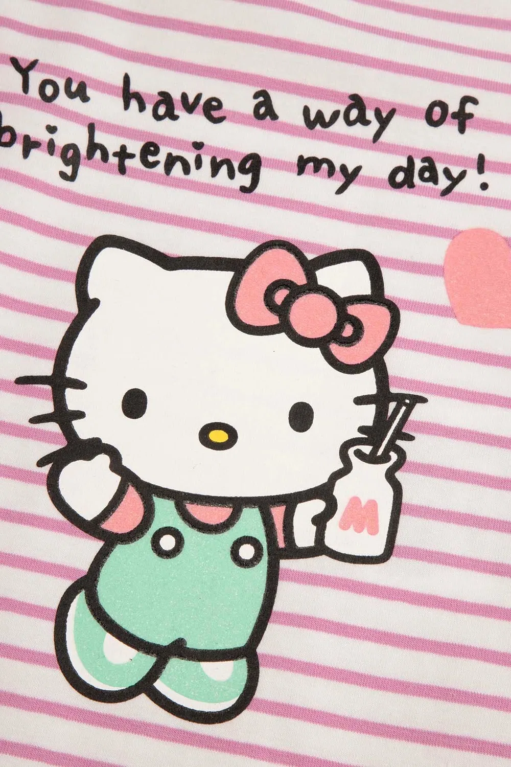 Боди с длинным рукавом, принт Hello Kitty, Coccodrillo, разноцветный — фото 4