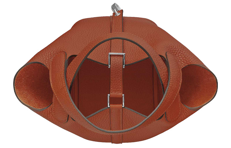 HERMES Сумка Пикотин Лок Буллок кожаная корзина — фото 4