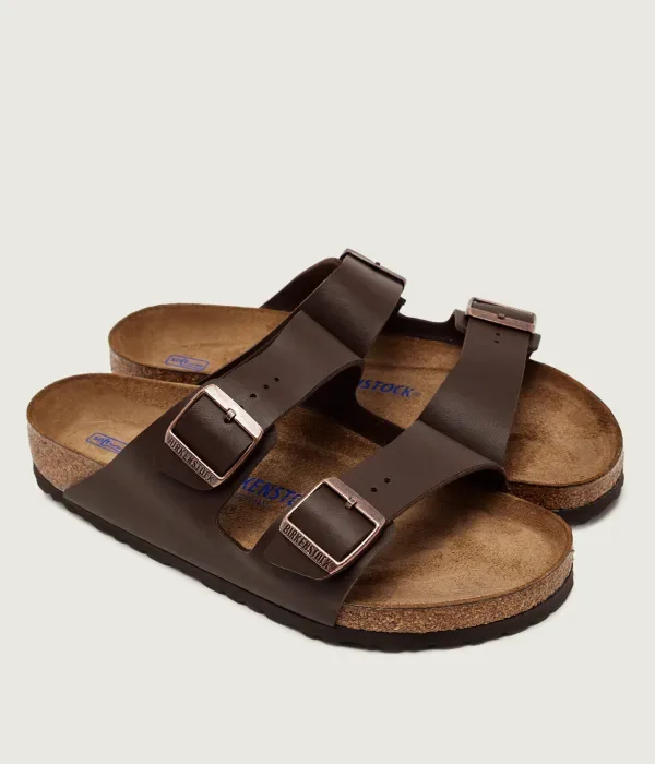 Тапочки Arizona BS regular fit Birkenstock, коричневый — фото 3