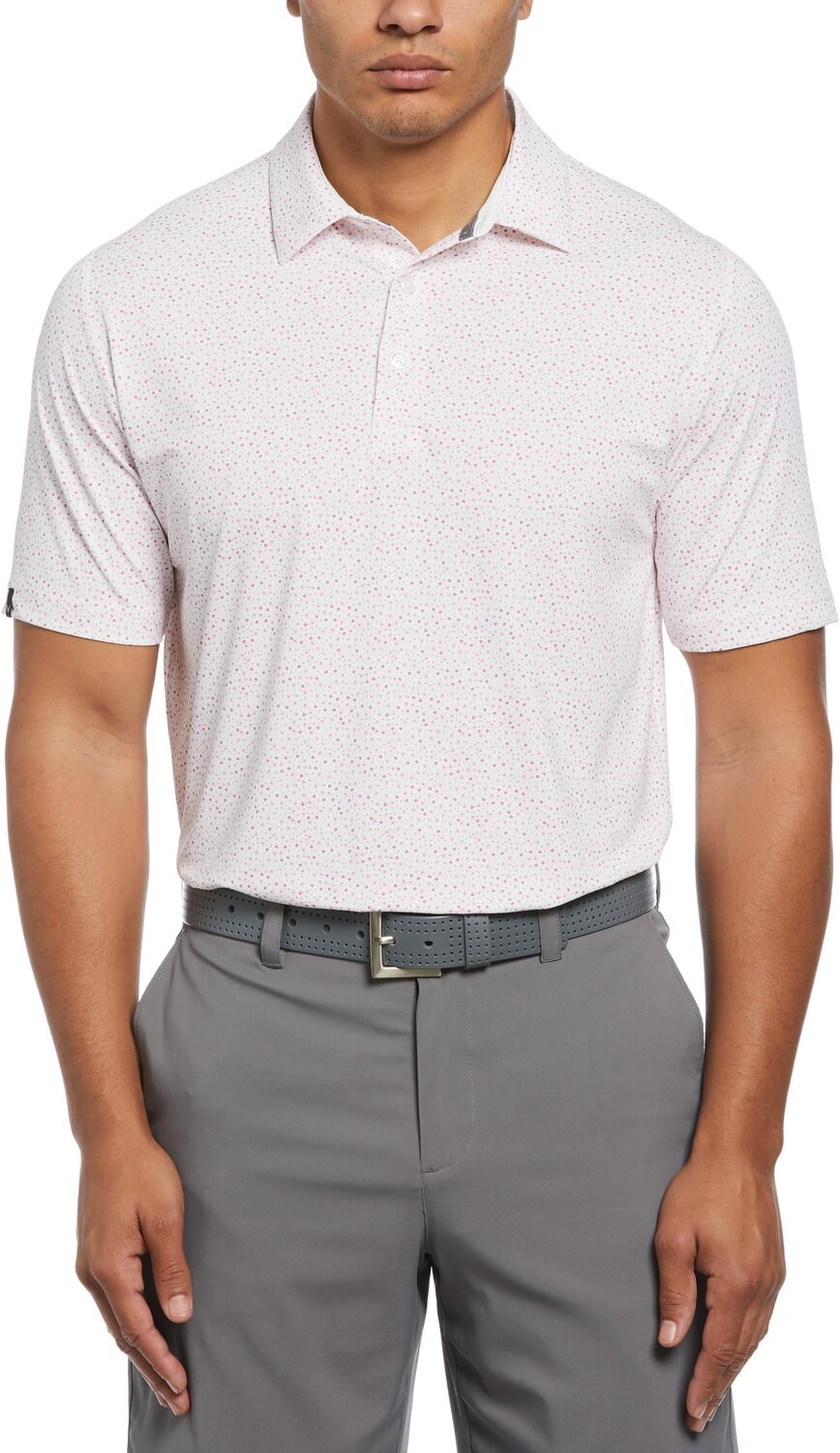 

Поло Callaway All-Over Micro Floral Print Polo, цвет Bright White