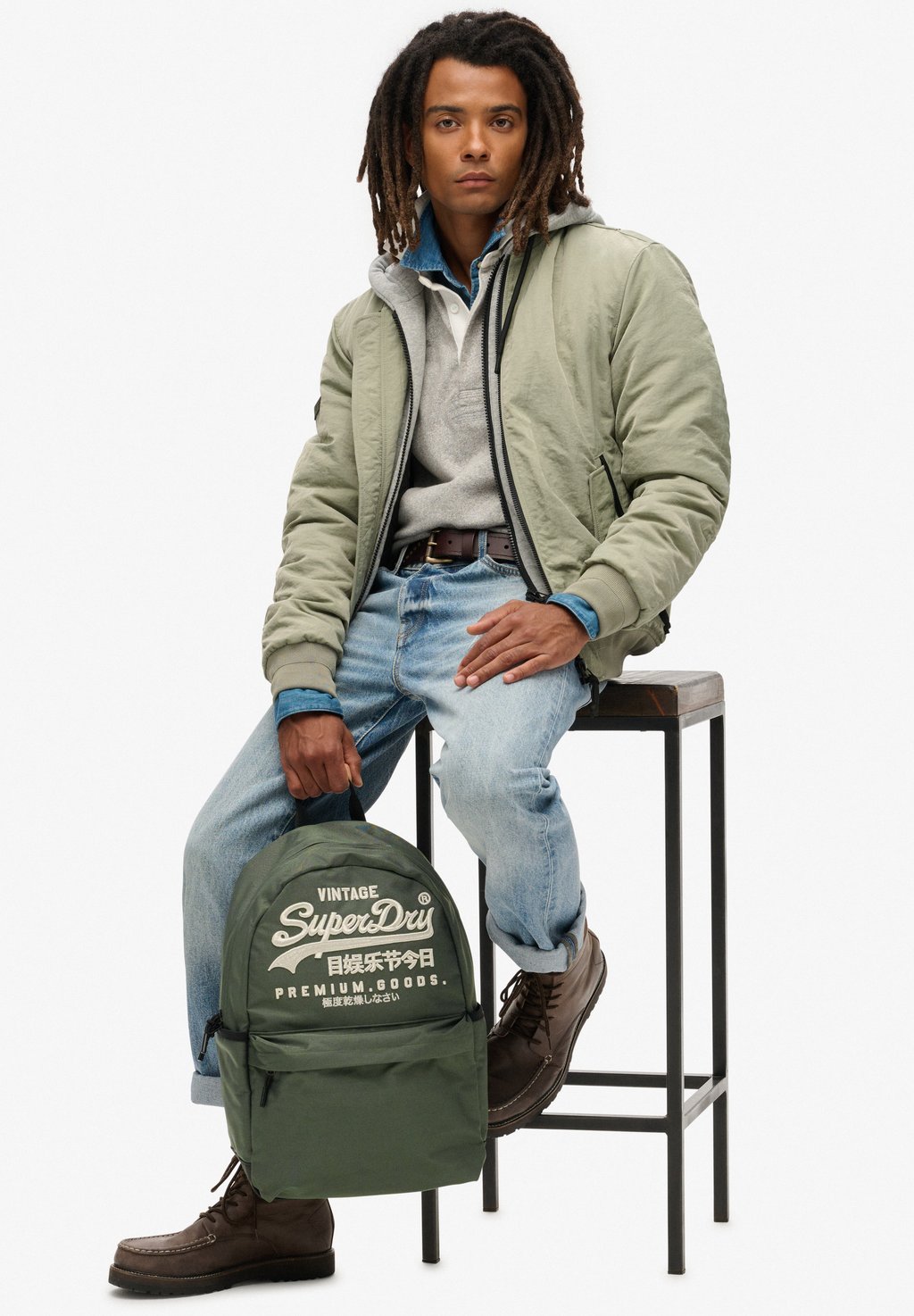 

Рюкзак HERITAGE MONTANA Superdry, зеленый