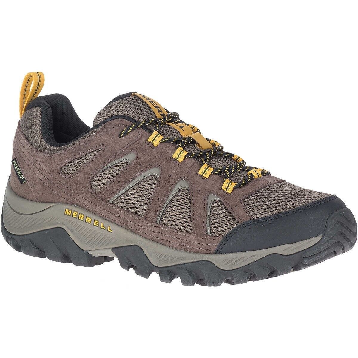 

Кроссовки Merrell Oakcreek J036403 мужские US 9 коричневые водонепроницаемые для походов TF4672