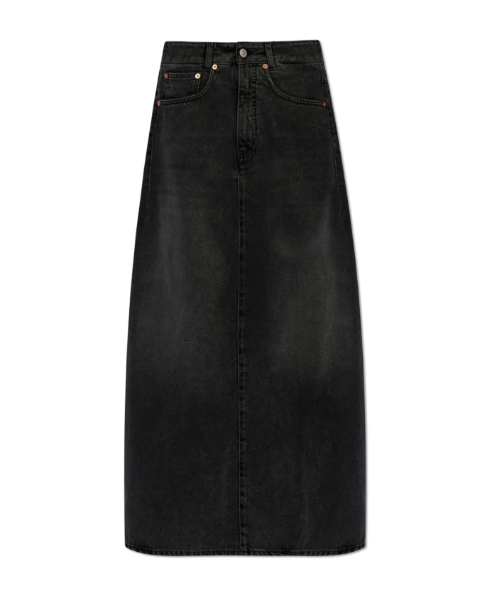 

Джинсовая юбка Mm6 Maison Margiela, серый