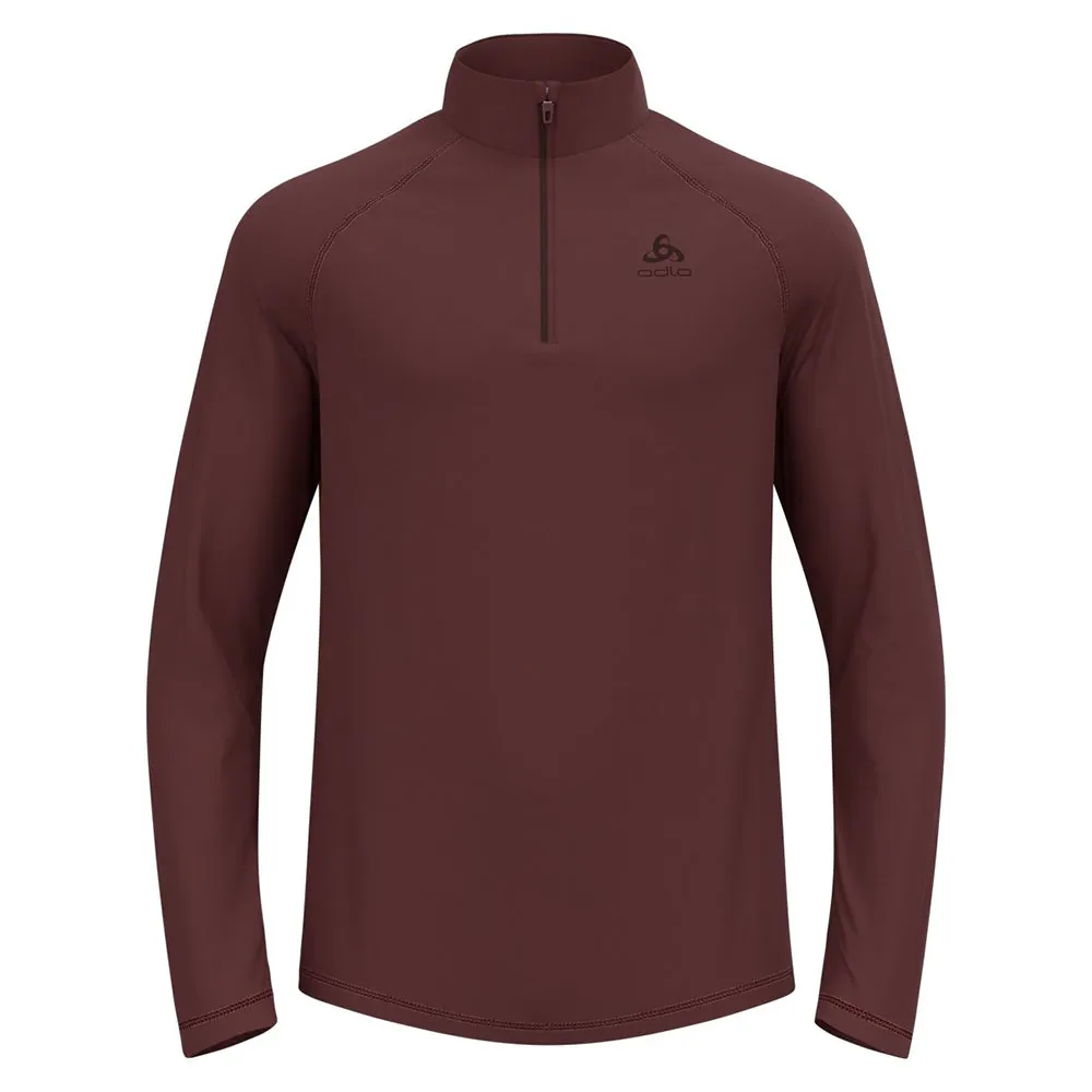 

Флис Odlo Besso half zip, коричневый