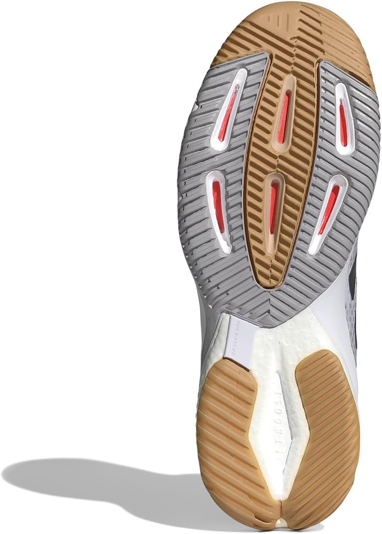 Кроссовки adidas Crazyflight 5 Mid Volleyball Shoes, цвет White/Black/Grey — фото 3