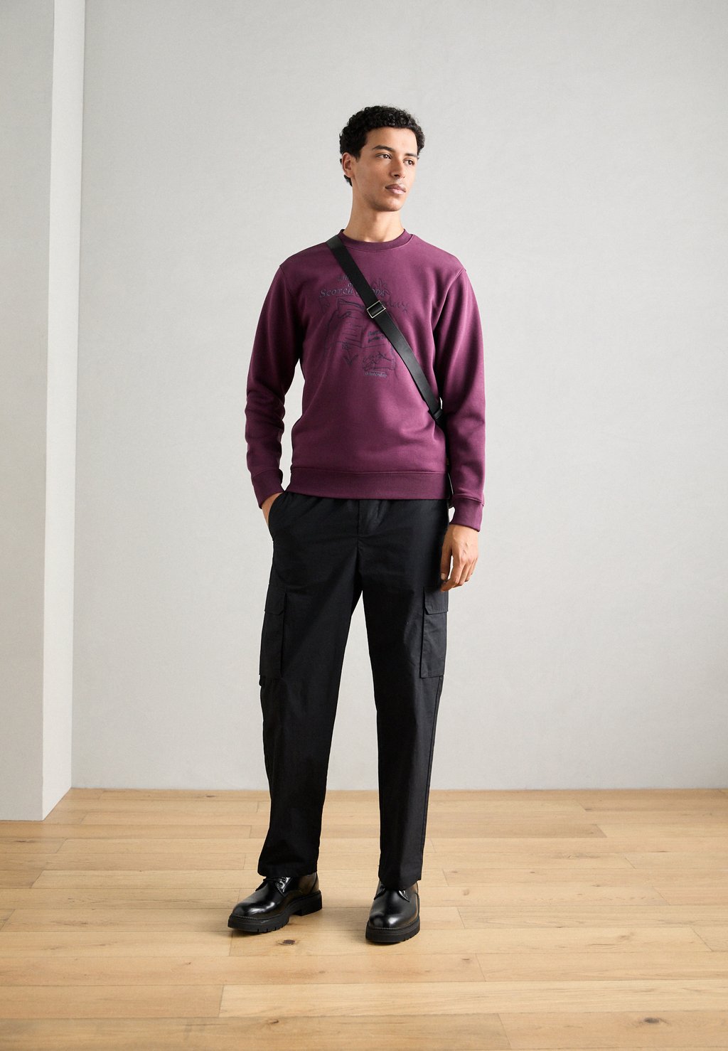 

Толстовка EMBROIDERY Scotch & Soda, бордовый