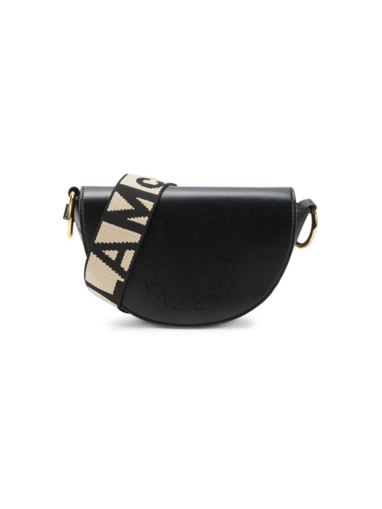 

Сумка на плечо из веганской кожи с логотипом Linea Stella Mccartney, черный
