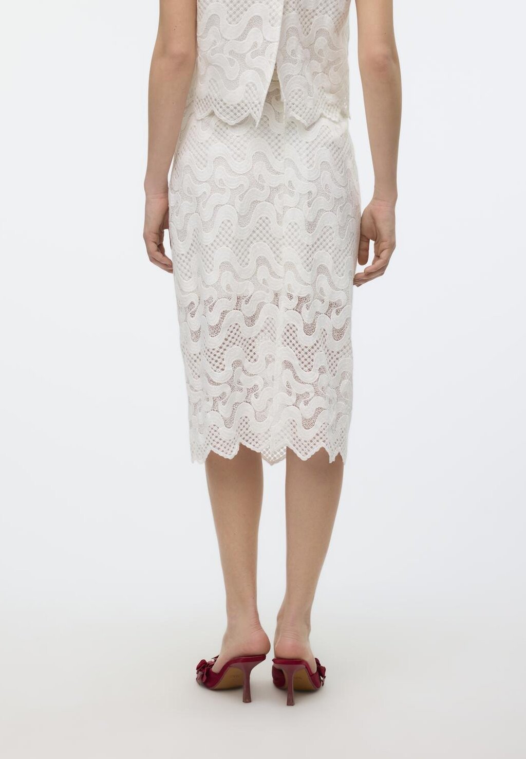 

Юбка-карандаш VMHANNE SKIRT Vero Moda, белый