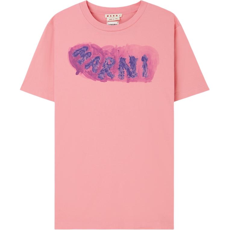 

MARNI Футболка мужская, розовая, с круглым вырезом, Розовый, MARNI Футболка мужская, розовая, с круглым вырезом