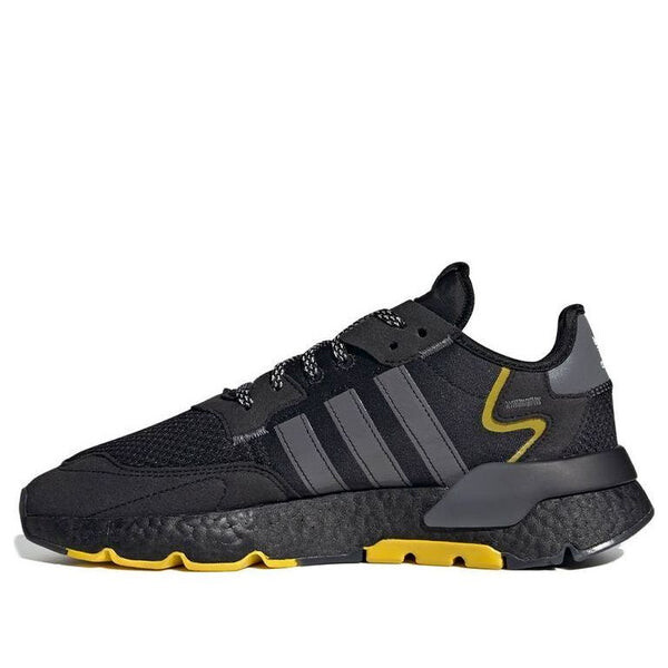 

Кроссовки originals nite jogger 'black yellow' Adidas, черный