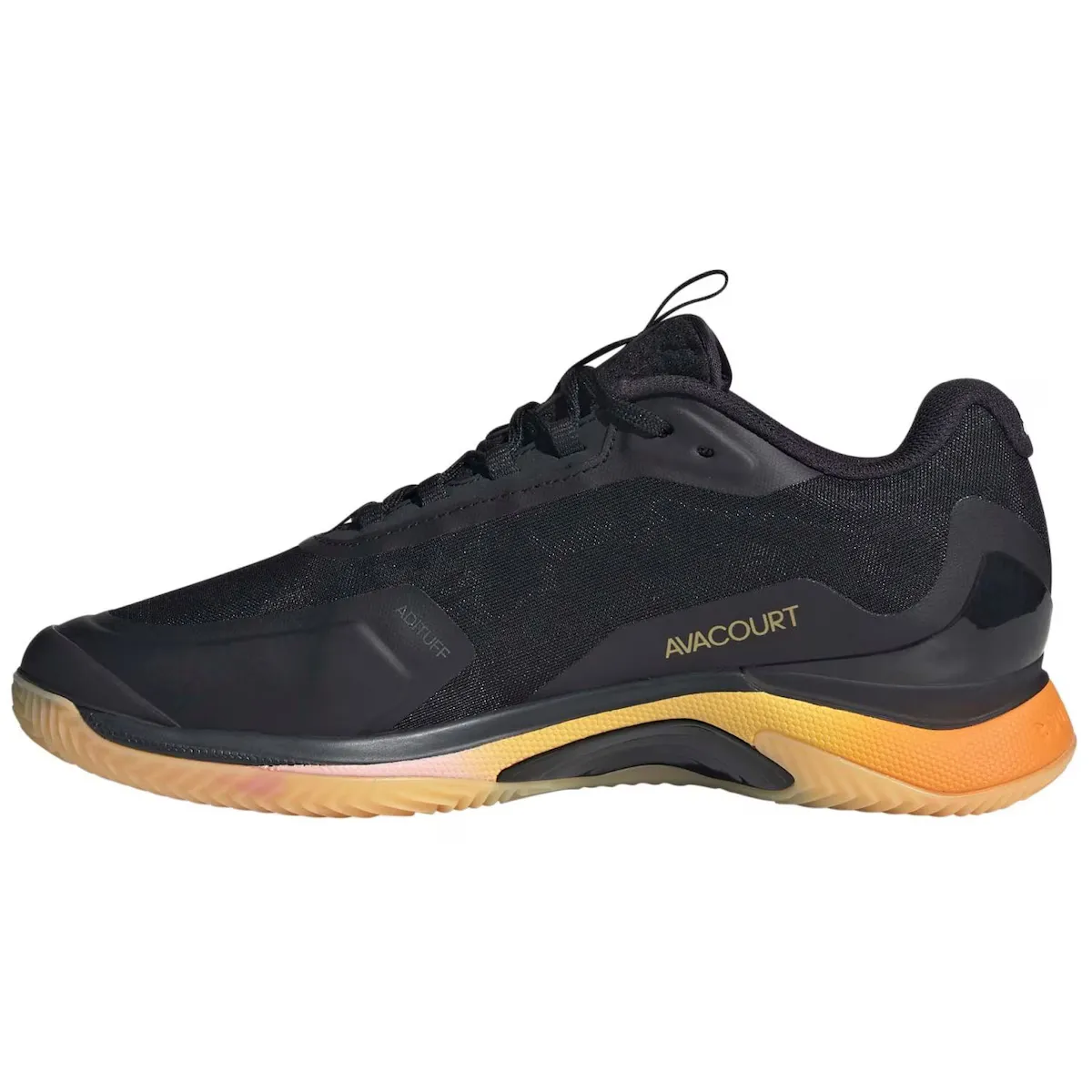 Adidas AVACOURT 2.0 CLAY женские теннисные кроссовки, черный/желтый — фото 3