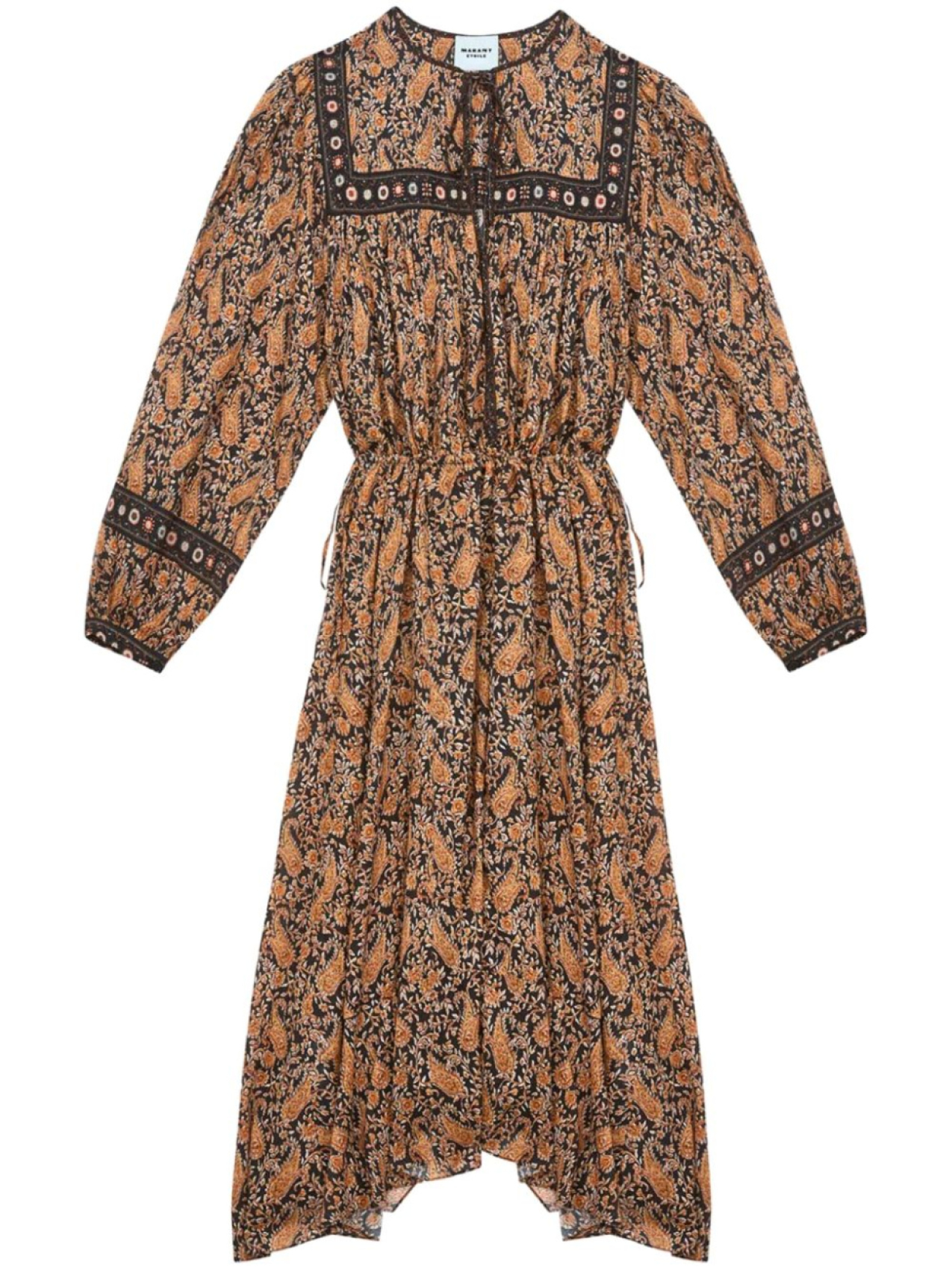 

MARANT ÉTOILE платье миди Greila, коричневый