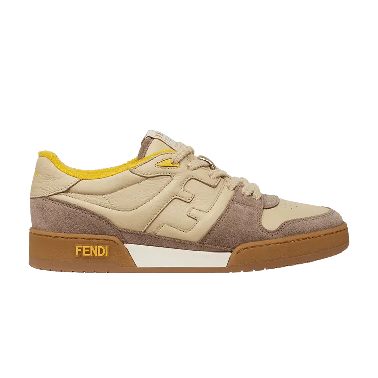 

Кроссовки Fendi Match Beige Yellow, желто-коричневый