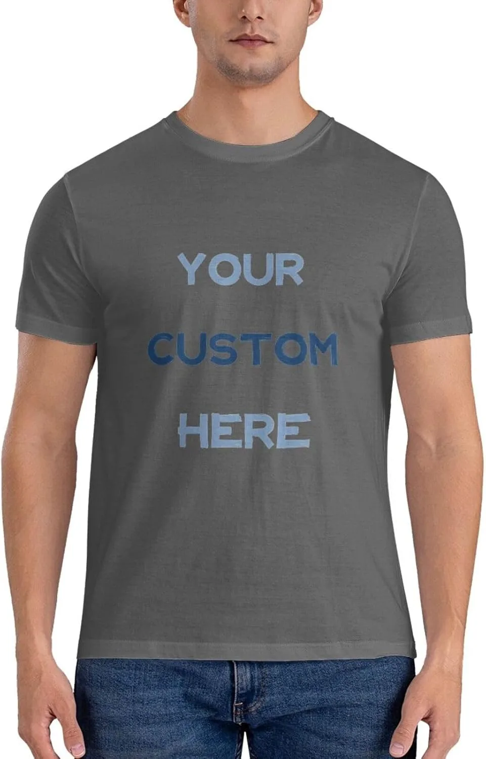 

Футболка Custom с фото и текстом спереди и сзади