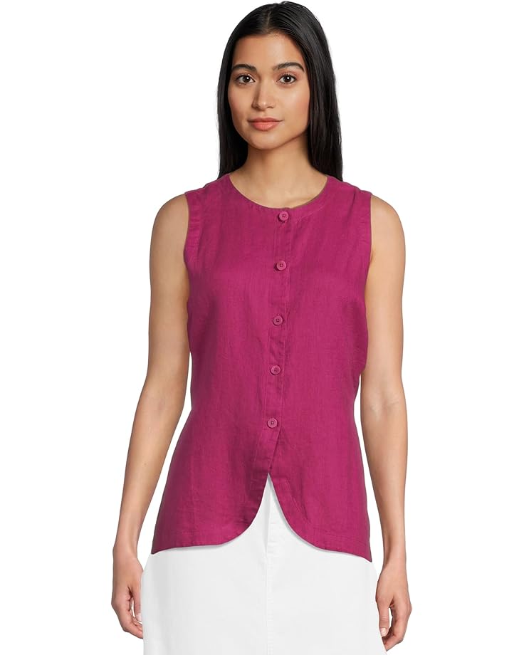 

Жилет Eileen Fisher Round Neck Long Vest, цвет Sangria