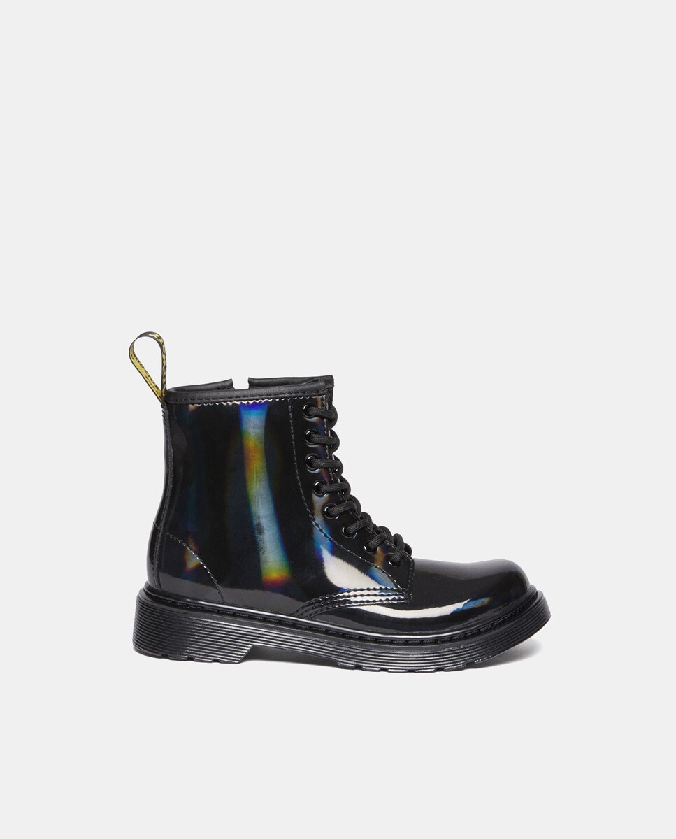 

Кожаные ботинки для девочек 1460 Rainbow Dr. Martens, черный