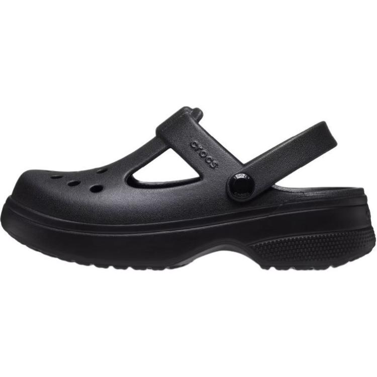 

Сандалии детские, противоскользящие, износостойкие, низкие Crocs, черный