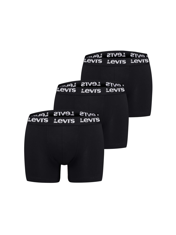 

Levi´s Боксерские шорты LEVIS Men Repeat Logo Boxer 3P в размере 001 - черные