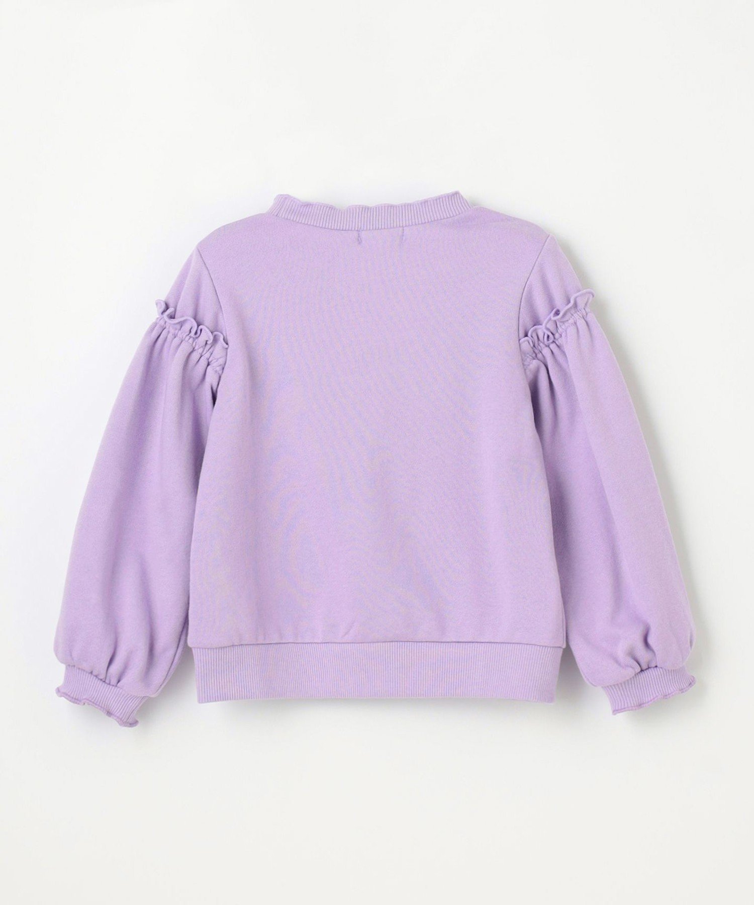 Флисовая толстовка с силуэтом кошки ANY KIDS, Lavender [082] — фото 4