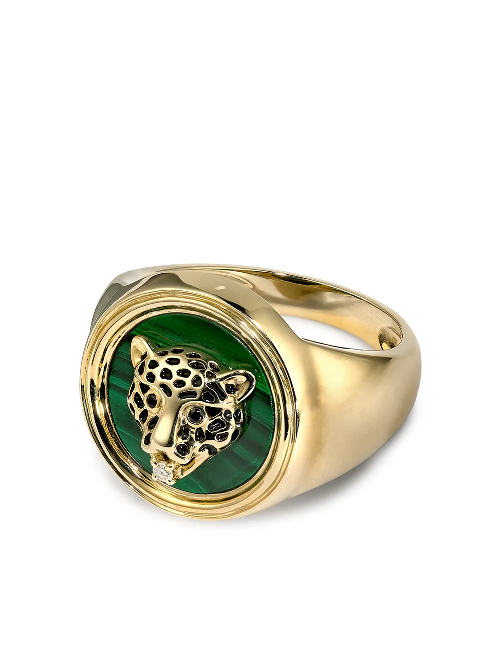 

Кольцо Leopard из желтого золота с бриллиантом Yvonne Léon, золотой
