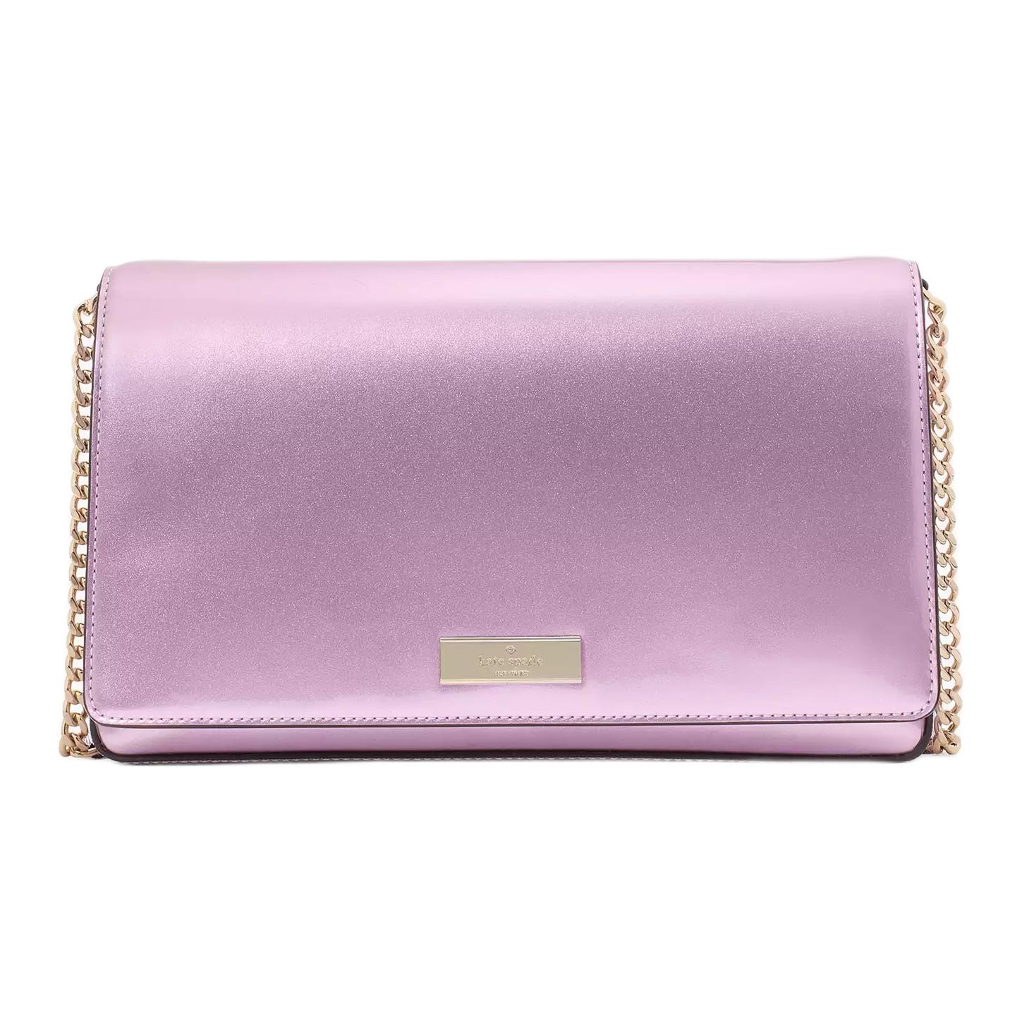 

Kate Spade Сумка через плечо из кожи patent leather, маленькая женская сумка-кроссбоди кварцевый розовый