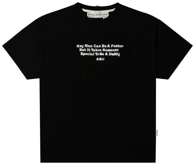 

Футболка Advisory Board Crystals Father Quote T-Shirt 'Black', черный
