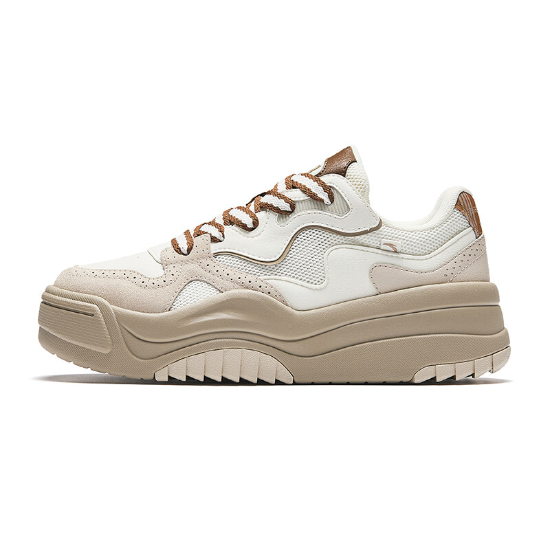 

Кроссовки ANTA Skateboarding Shoes Women's Low-top Ivory/chalk, слоновая кость, Бежевый, Кроссовки ANTA Skateboarding Shoes Women's Low-top Ivory/chalk, слоновая кость