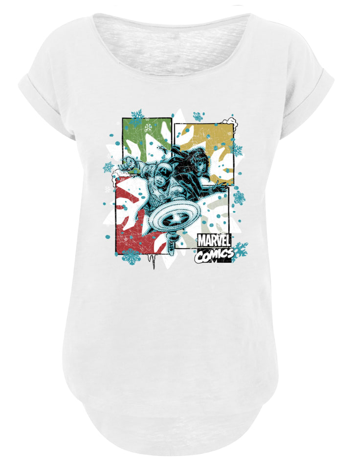 

Длинная футболка Marvel Christmas Black Widow белого цвета F4NT4STIC, Белый, Длинная футболка Marvel Christmas Black Widow белого цвета F4NT4STIC