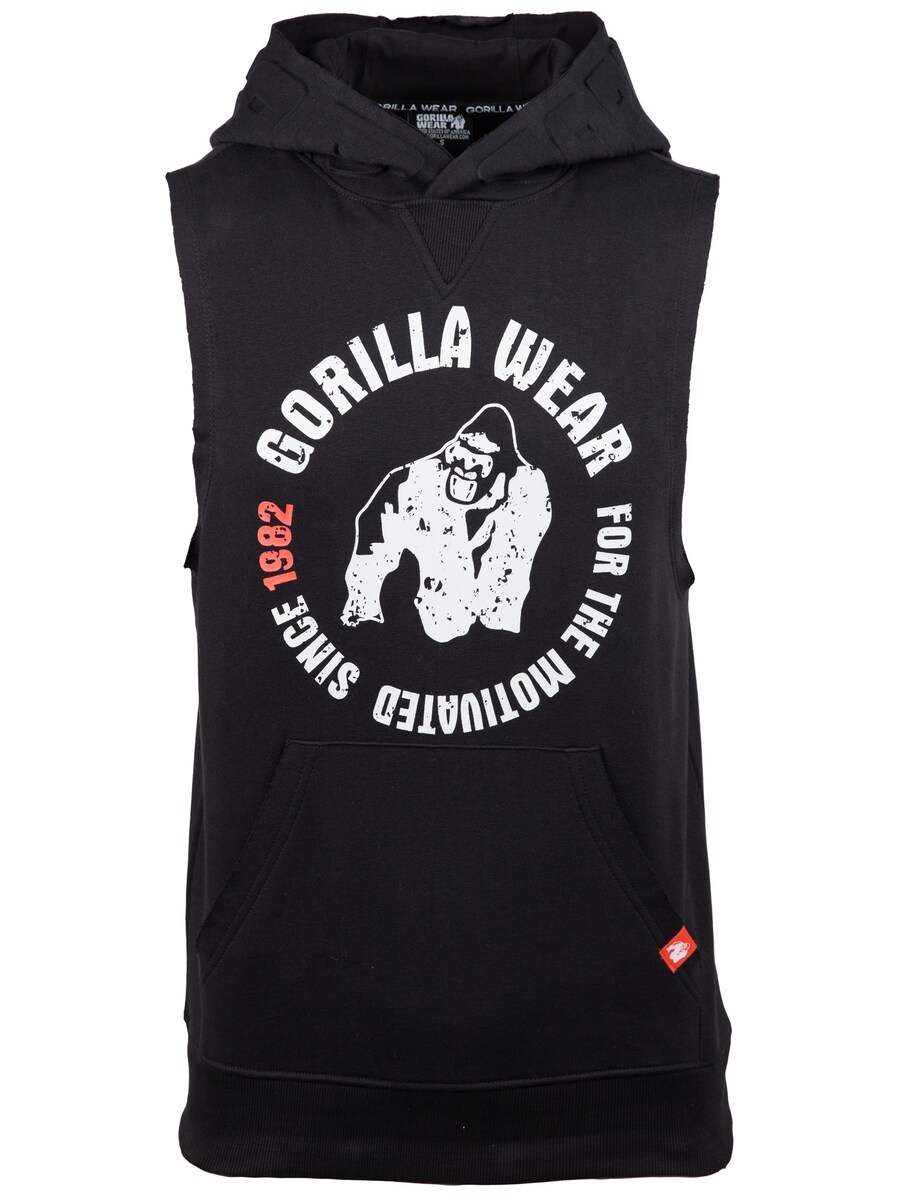 

Свитер с капюшоном на молнии Gorilla Wear Athletic Sweatshirt, черный