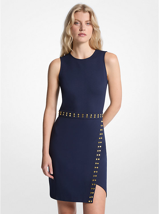 

Мини-платье с заклепками Michael Kors, синий