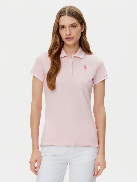 

Рубашка поло стандартный крой WUP0812 U.S. Polo Assn., розовый
