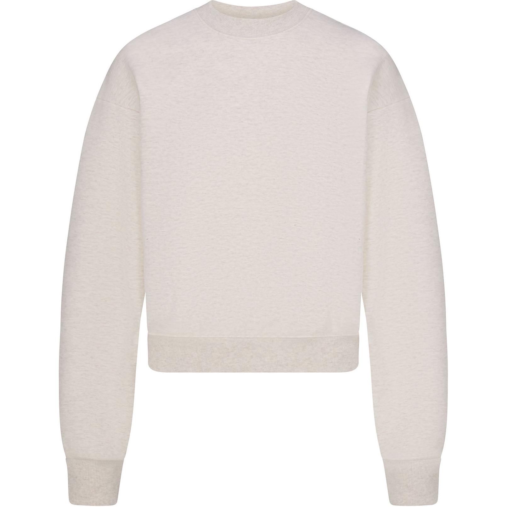 

Holiday Collection FW24 COTTON FLEECE CLASSIC CREWNECK Свитшот Женский HEATHER OATMEAL/Heather Oatmeal Skims, серовато-бежевый/серовато-бежевый