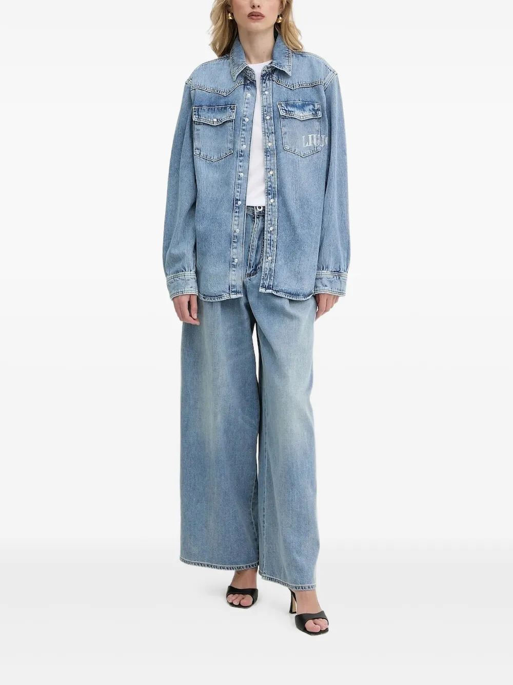 

Джинсы с классическими карманами Armani Exchange, синий
