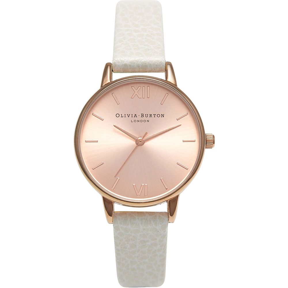 

Белые кожаные часы Olivia Burton