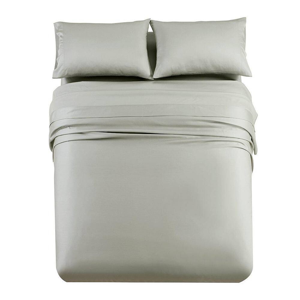 

Комплект постельного белья Flex King (top Split King) — эвкалипт 600TC Tencel Lyocell Egyptian Linens, серый