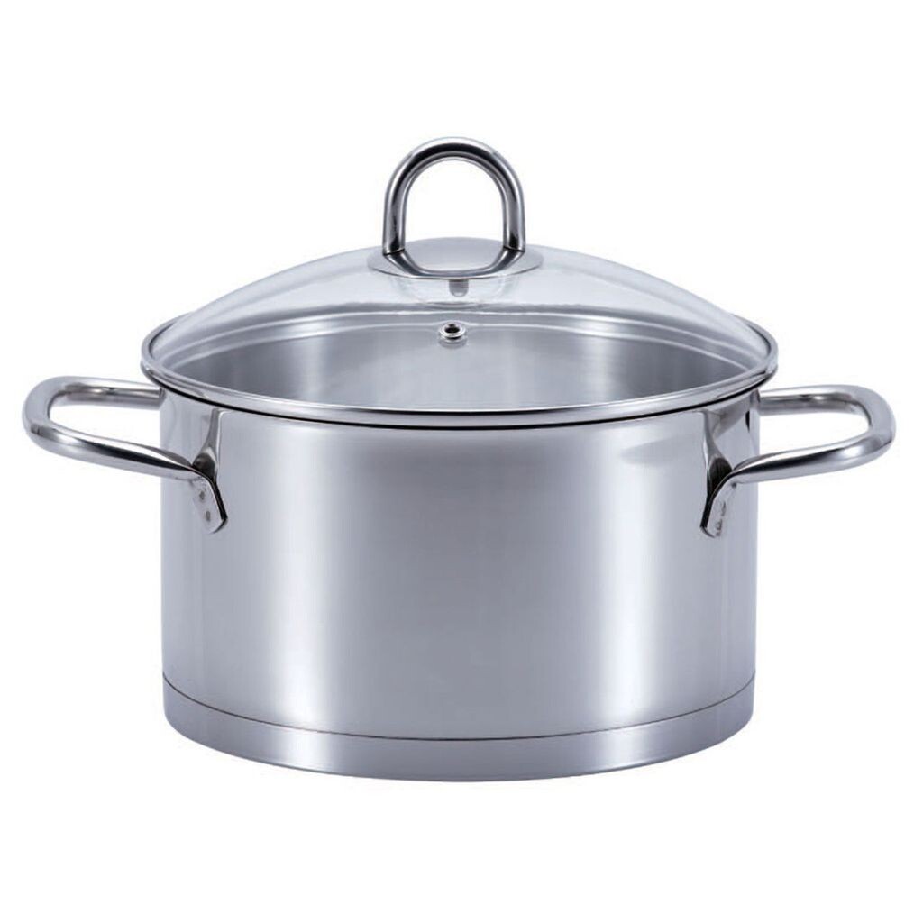 

SSW Kitchen Q Profi Star кастрюля с крышкой, нержавеющая сталь, Ø 24 см, 6,1 л SSW Berlin