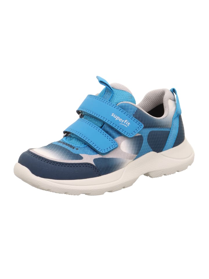 

Кроссовки на шнуровке superfit, цвет blau/türkis