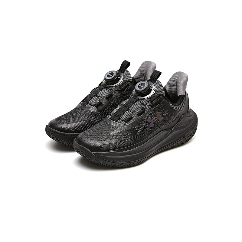 Детские баскетбольные кроссовки kids Under Armour, черный — фото 4