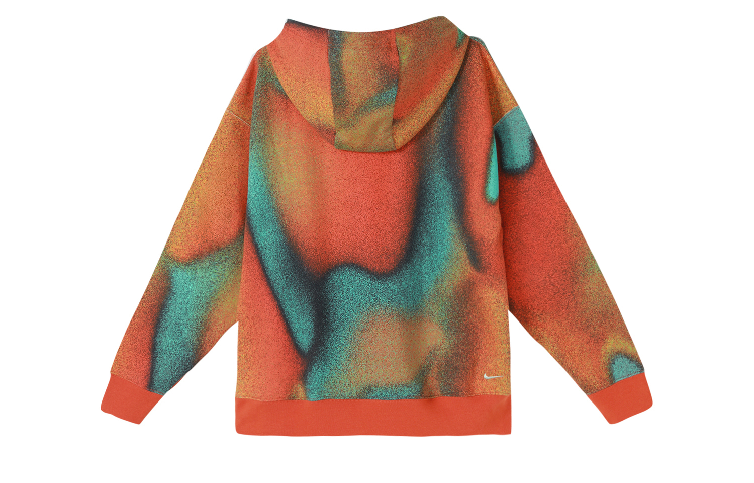 Унисекс толстовка ACG THERMA-FIT Nike оранжево-зеленая — фото 3