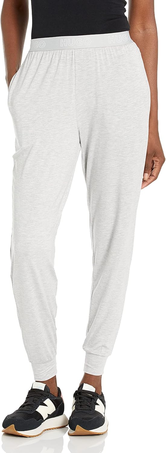 

Женские спортивные брюки HUGO Outline Logo Lounge, Soft Grey Melange