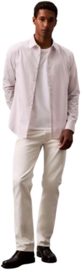 

Мужская рубашка на пуговицах Calvin Klein, Gray Lilac