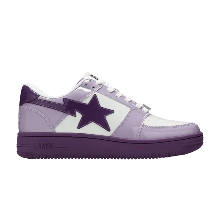 

Кроссовки BAPE Bapesta Low M2 '20th Anniversary - Purple', фиолетовый