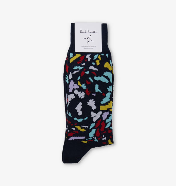 

Носки длиной до щиколотки из хлопковой смеси Paul Smith, синий